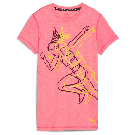 Puma Γυναικεία κοντομάνικη μπλούζα Graphic ''Fireglow'' Tee